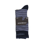Emporio Armani Underwear Blue Cotton Sock EM-15193400010-ONE SIZE
