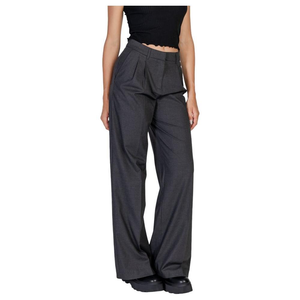 Morgan De Toi Gray Polyester Pant MO-15415200138-IT40|S