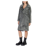 ICHI Black Polyester Jackets & Coat IC-15420700144-IT36|XXS