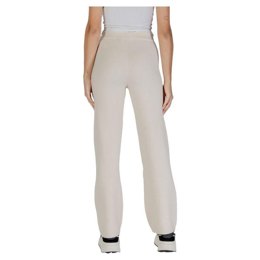Vero Moda Cream Viscose Pant VE-15677100143-XL