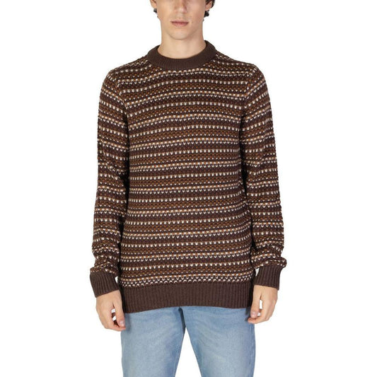 Only & Sons Brown Cotton Sweater ON-15710100140-IT52 | XL