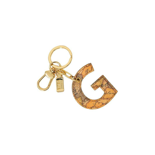 Alviero Martini Prima Classe Beige Polyethylene Keychain