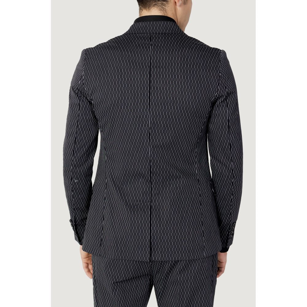 Antony Morato Black Cotton Blazer AN-10254100009-IT46 | S