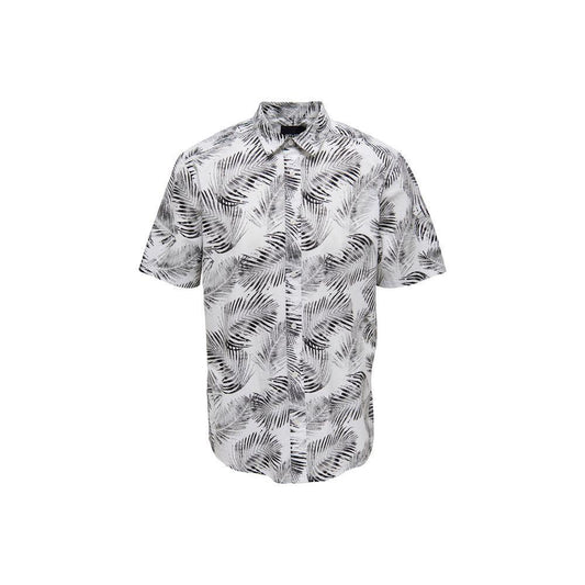 Only & Sons White Cotton Shortsleeve ON-10275600008-IT42 | XS