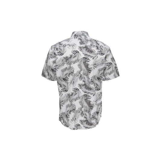 Only & Sons White Cotton Shortsleeve ON-10275600008-IT42 | XS