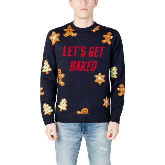 Only & Sons Blue Marabou Sweater ON-11467400128-IT46 | M
