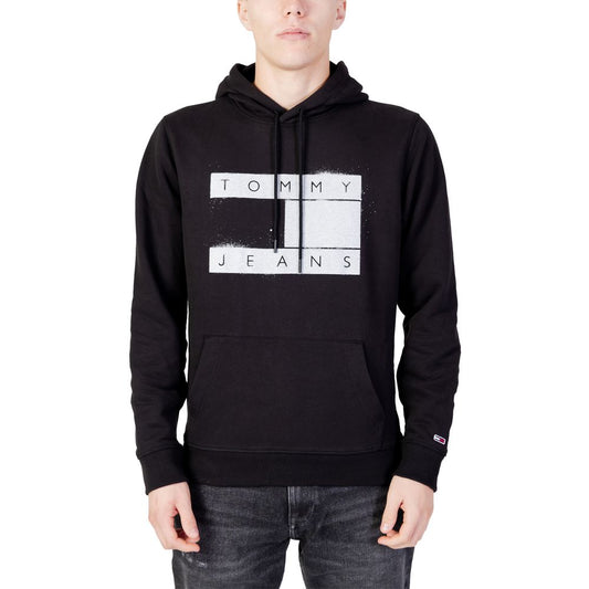Tommy Hilfiger Jeans Black Organic Cotton Hoody TO-11693600009-IT46 | M