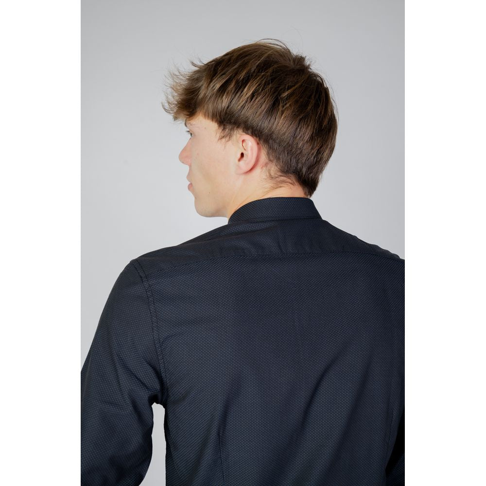 Antony Morato Blue Cotton Shirt AN-11851200010-IT54 | XXL