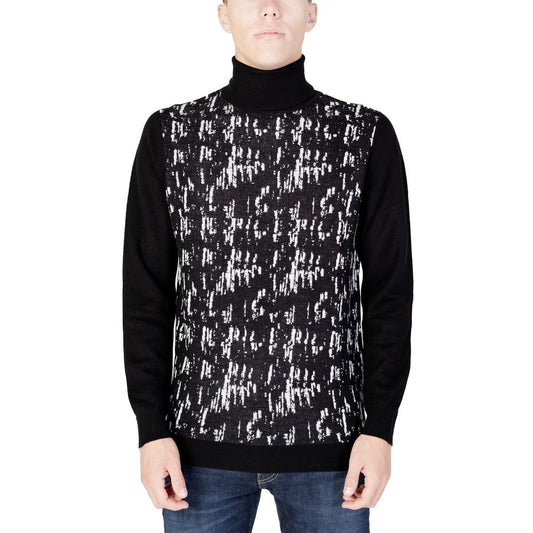 Antony Morato Black Wool Turtleneck AN-11851900009-IT54 | XXL
