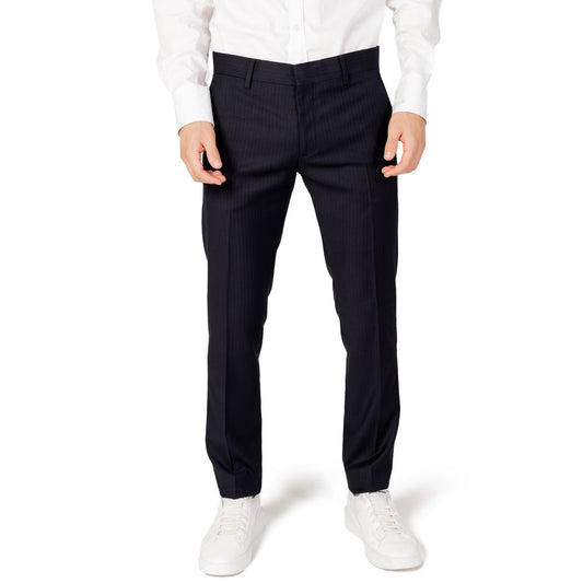 Antony Morato Blue Polyester Dress Pants