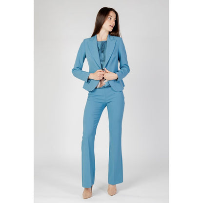 Rinascimento Turquoise Polyester Blazer