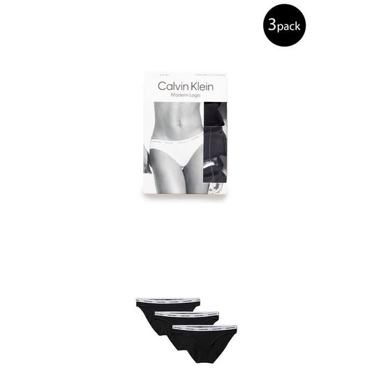 Calvin Klein Underwear Black Cotton Panty CA-13355000009-IT38|XS