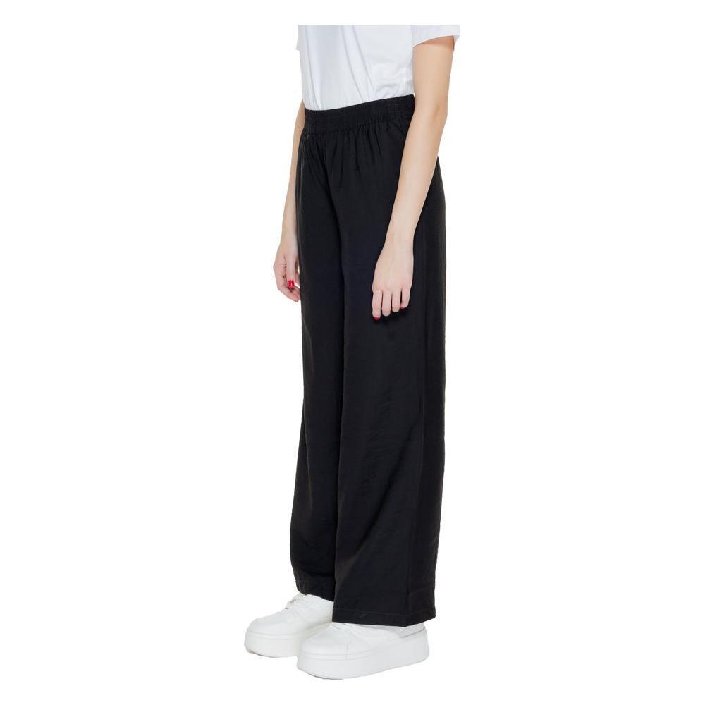 Jacqueline De Yong Black Viscose Pant JA-13392600009-IT44|L