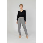 Morgan De Toi Black Polyester Pant MO-13440900009-IT44|L