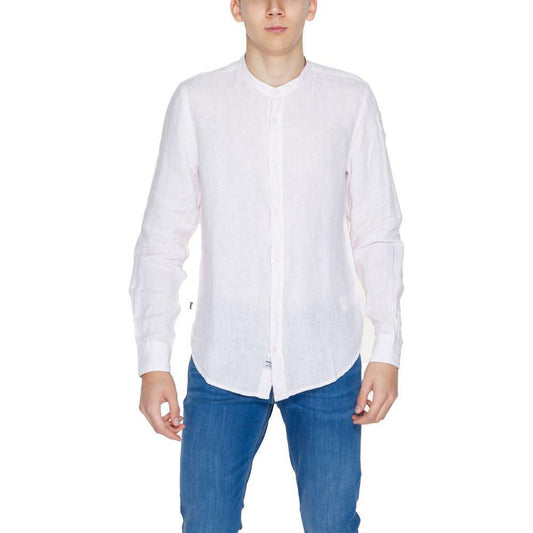 Blauer Multicolor Linen Shirt BL-13447600145-IT46 | M