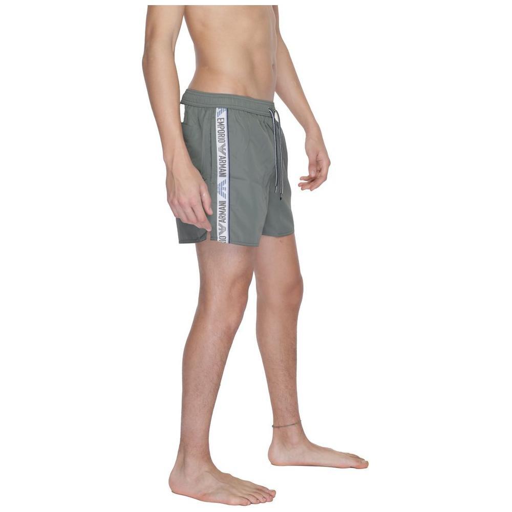 Emporio Armani Underwear Green Polyester Swim Short EM-13477000149-IT54 | XXL