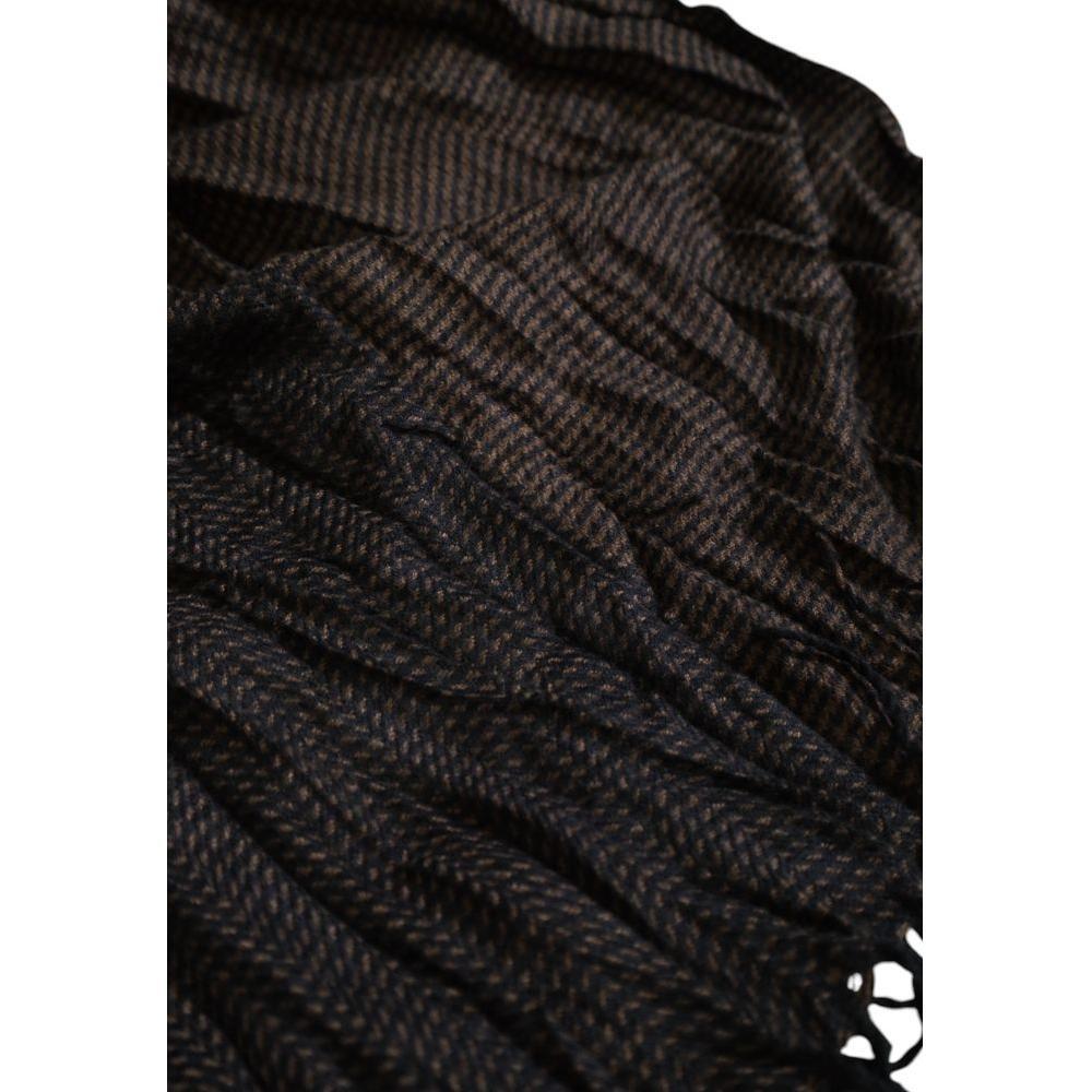 Antony Morato Brown Polyester Scarf AN-14637500140-ONE SIZE
