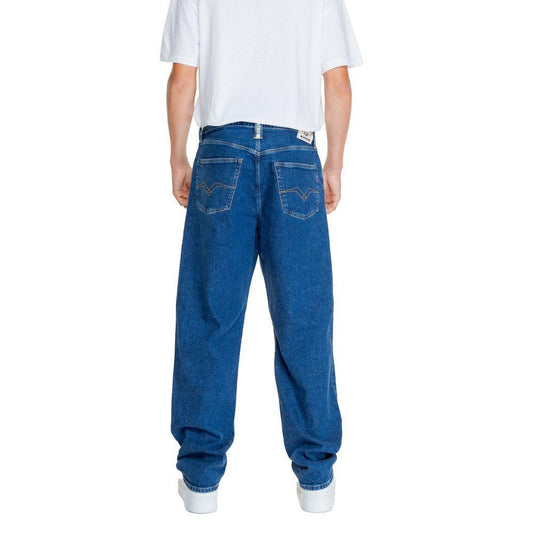 Replay Blue Cotton Relaxed Fit Jean RE-14826100237-W36 | L32