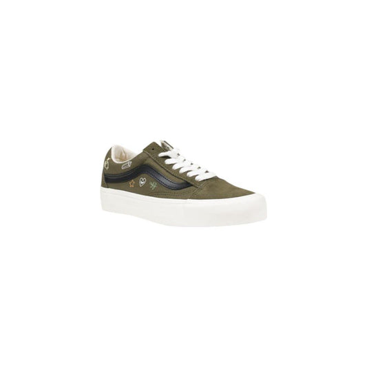 Vans Vans Green Leather Sneaker VA-15781000149-EU37/US7 1728,71956299936,EU37/US7,EU38.5/US8.5,EU40/US10,Green,New with tags,Shoes,Sneakers - Women - Shoes,Vans,Women,Women - Shoes