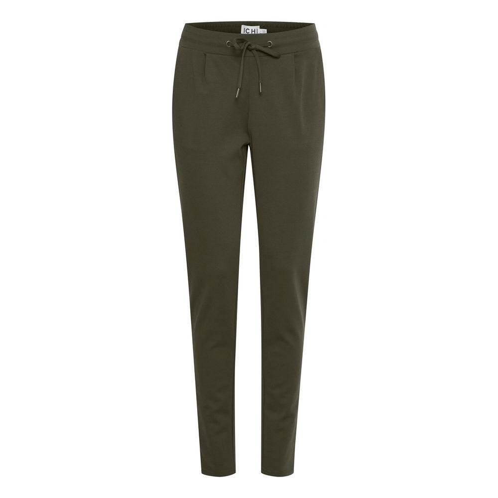 ICHI Green Polyester Pant IC-13338700149-IT44|L