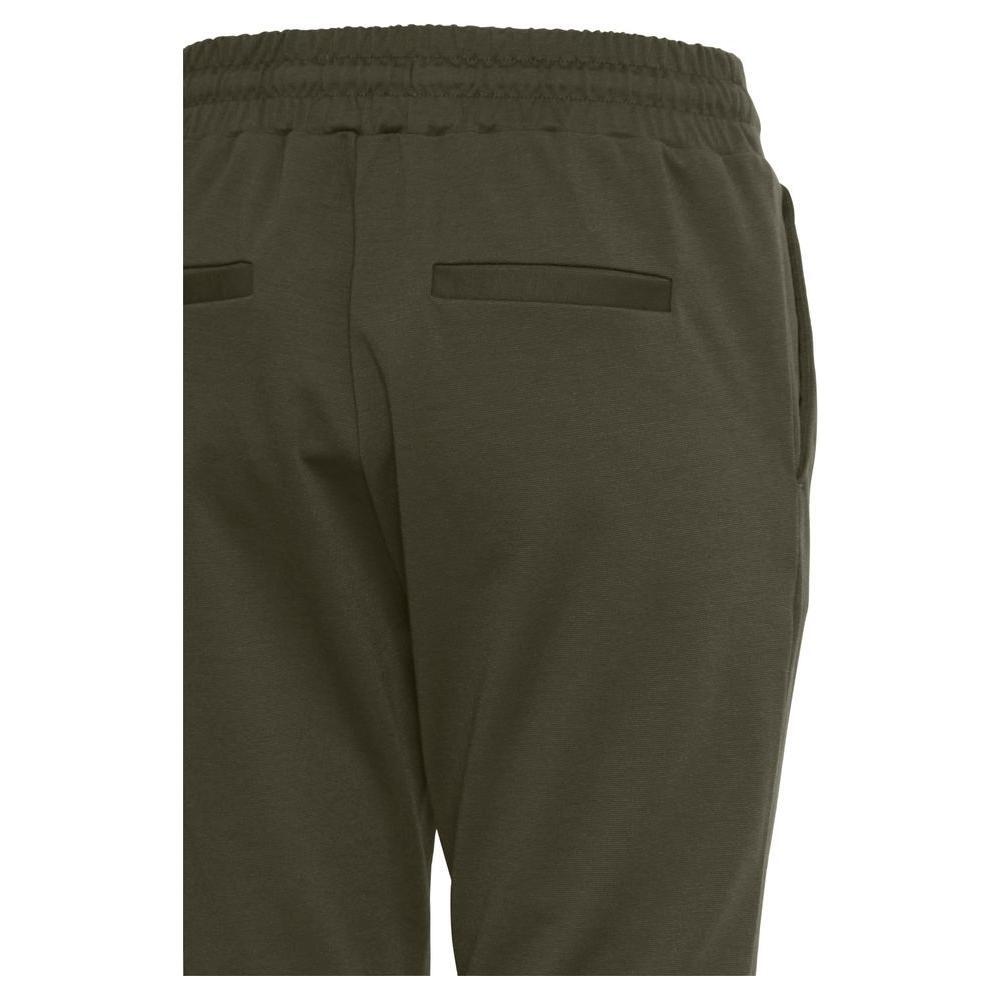 ICHI Green Polyester Pant IC-13338700149-IT44|L