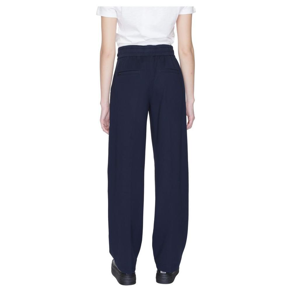 Street One Blue Viscose Pant ST-13508300010-W42 | L32