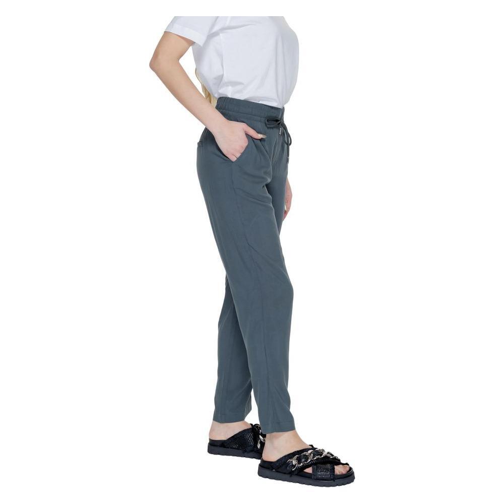 Street One Green Viscose Pant ST-14204802482-W46 | L28