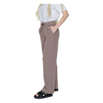 Street One Brown Cotton Pant ST-14346500140-W46 | L32