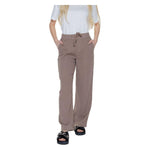 Street One Brown Cotton Pant ST-14346500140-W46 | L32