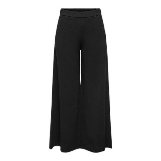 Jacqueline De Yong Black Recycled Polyester Pant JA-13546000009-S/32