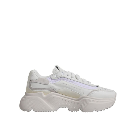Dolce & Gabbana White Daymaster Low Top Sneakers Shoes