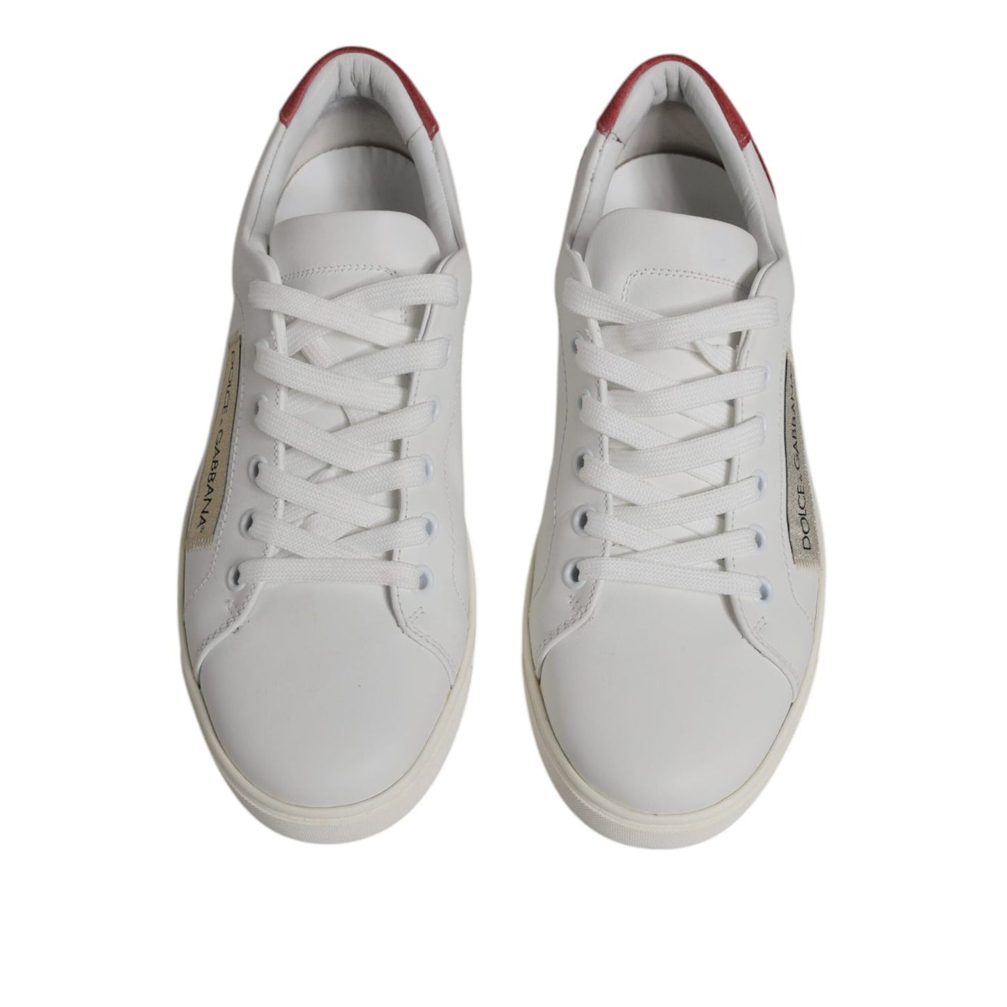 Dolce & Gabbana White London Calf Leather Sneakers Shoes