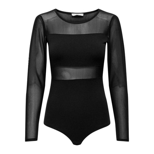 Only Black Cotton Bodysuit ON-14200100009-IT44|L