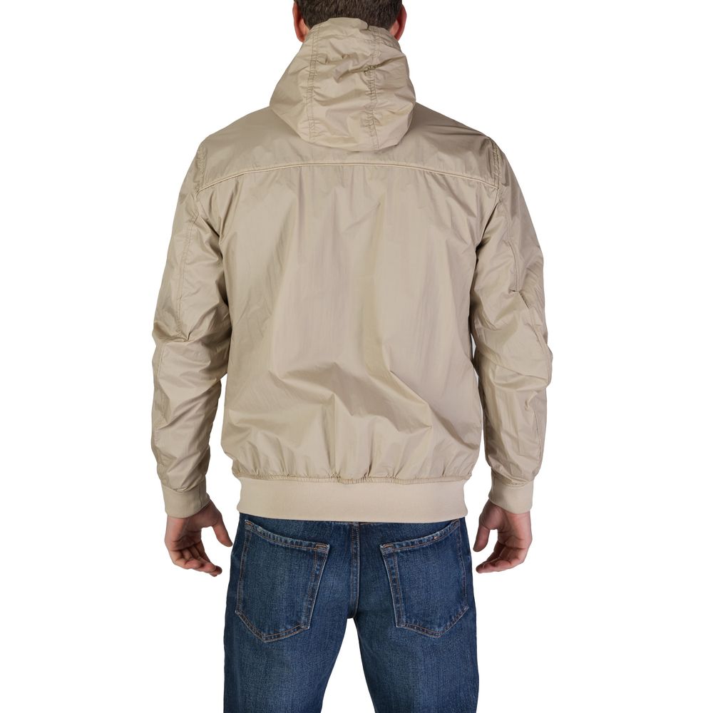 Hamaki-Ho Beige Nylon Shell Jacket