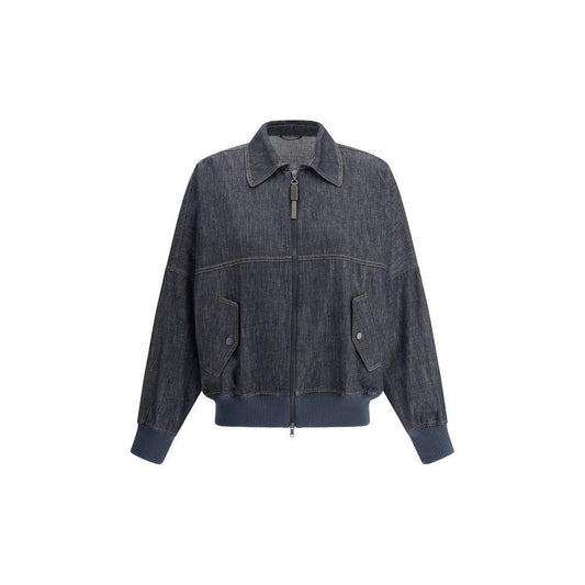Brunello Cucinelli Denim Jacket BR-MB1257470C001-IT46|XL