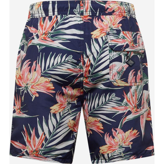 Superdry Blue Polyester Swim Short SU-15819600010-IT44 | S