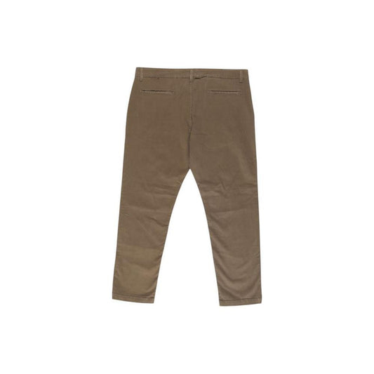 Lyle & Scott Beige Cotton Pant LY-15822800309-W38