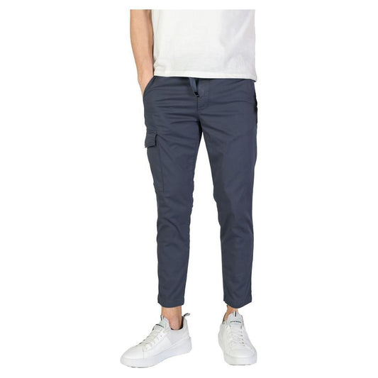 Refrigiwear Blue Cotton Pant RE-15823000010-W29