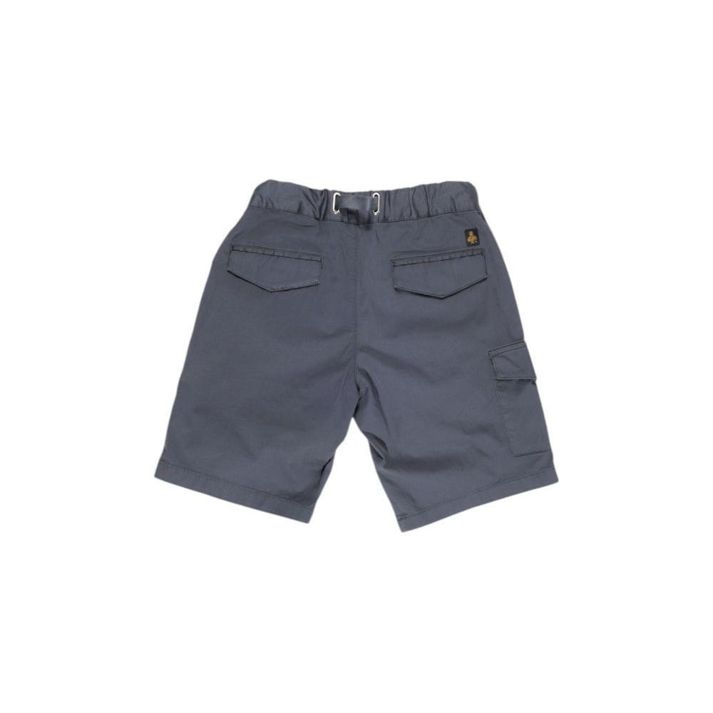 Refrigiwear Blue Cotton Bermuda RE-15823300010-W30