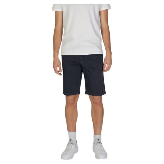 Refrigiwear Blue Cotton Bermuda RE-15824000010-W32