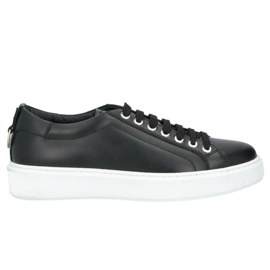 Les Hommes Black Calfskin Men Sneaker LE-14344-EU42/US9