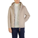 Hydra Clothing Beige Polyester Jackets & Coat HY-15656500127-IT54 | XXL