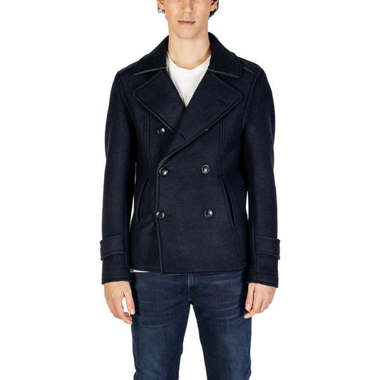 Hydra Clothing Blue Viscose Jackets & Coat HY-15713700128-IT48 | L