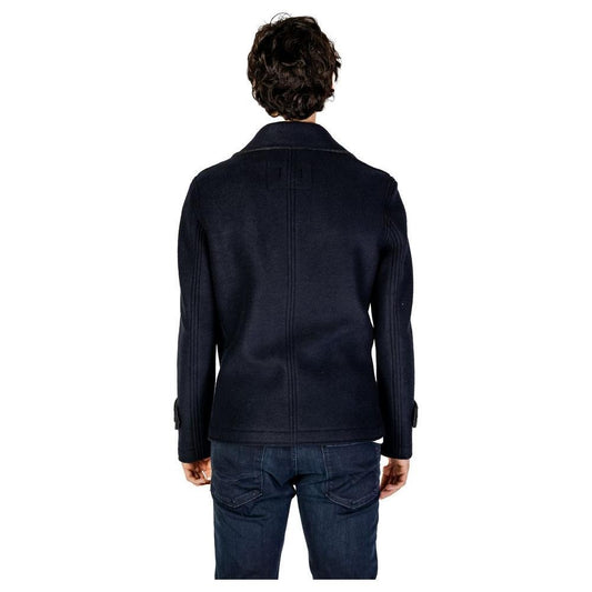 Hydra Clothing Blue Viscose Jackets & Coat HY-15713700128-IT48 | L