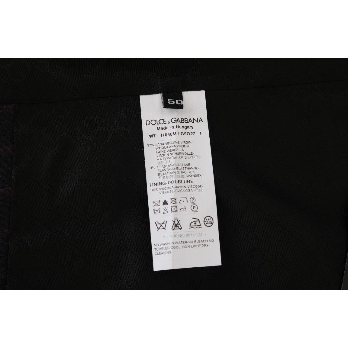 سترة أنيقة مخططة من مزيج الصوف من دولتشي آند غابانا