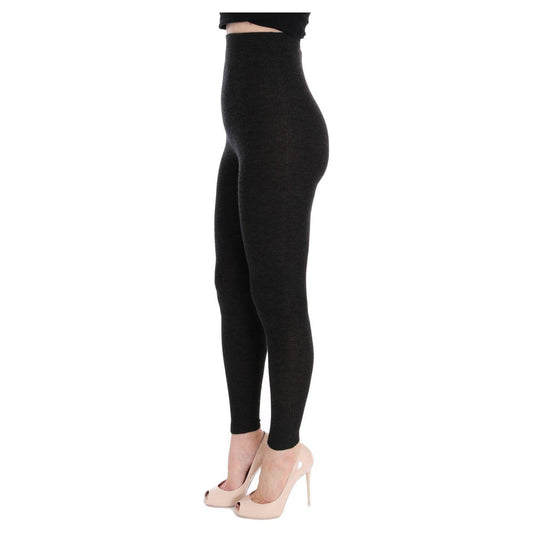 Dolce & Gabbana Gray Cashmere Stretch Tights SIG10012-4