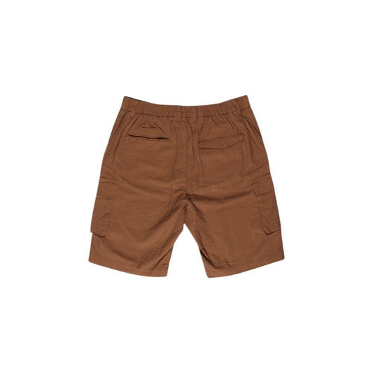 Hamaki-Ho Brown Linen Bermuda HA-15939900140-IT54 | XXL