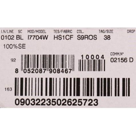 بلوزة دولتشي آند غابانا شيك من الحرير المنقطة باللون الوردي