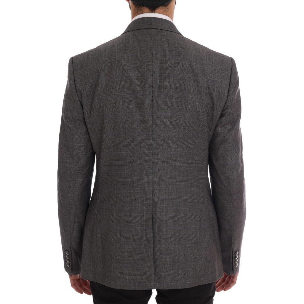 Dolce & Gabbana Gray Wool MARTINI Slim Blazer KOS1163-52