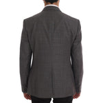 Dolce & Gabbana Gray Wool MARTINI Slim Blazer KOS1163-52
